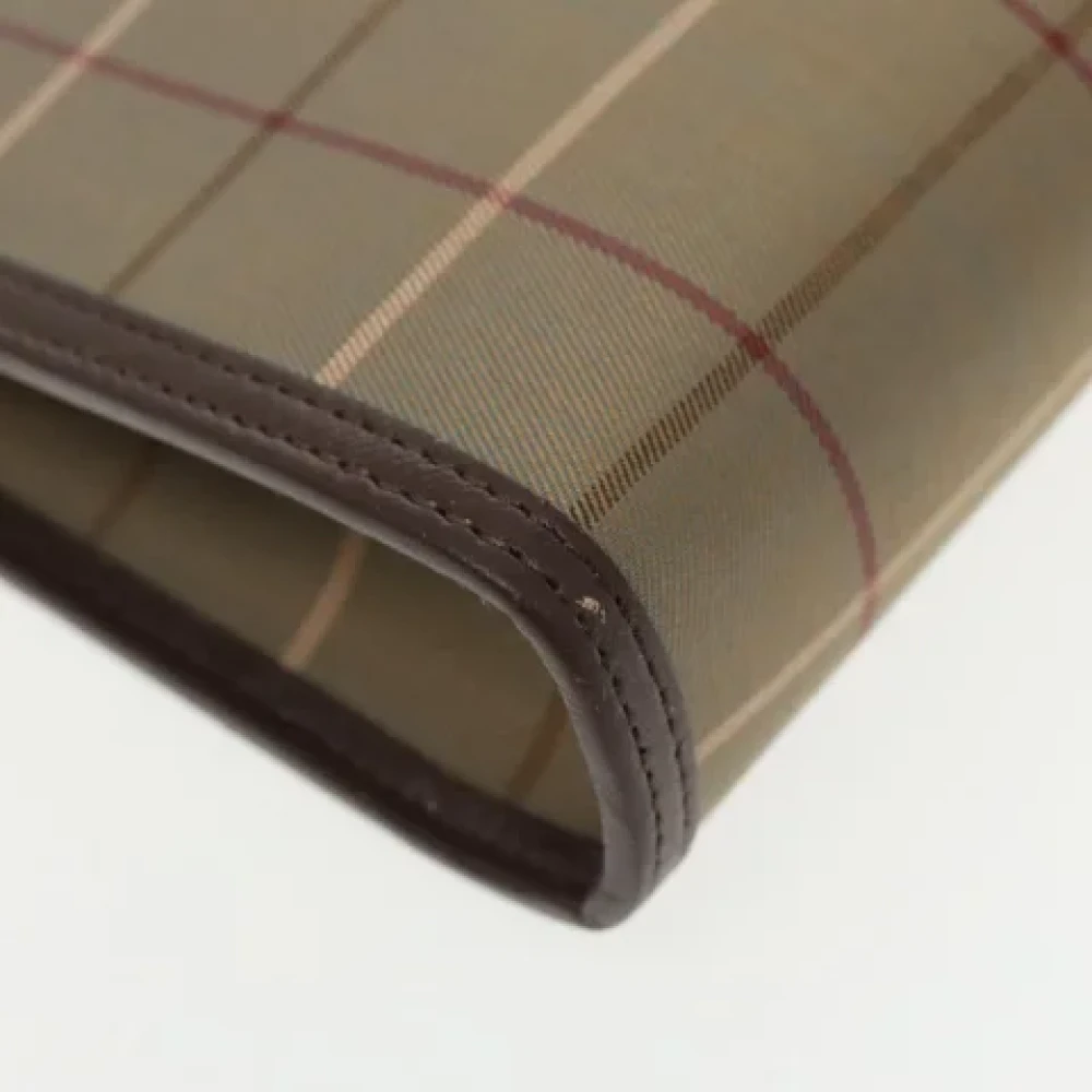 Burberry Vintage Pre-owned Canvas clutches Brown Dames