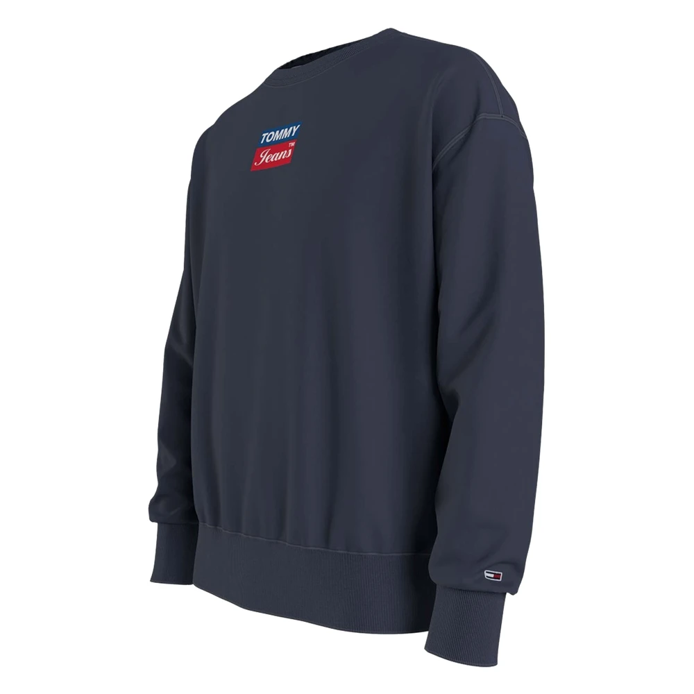 Tommy Jeans Hoodie Blue Heren