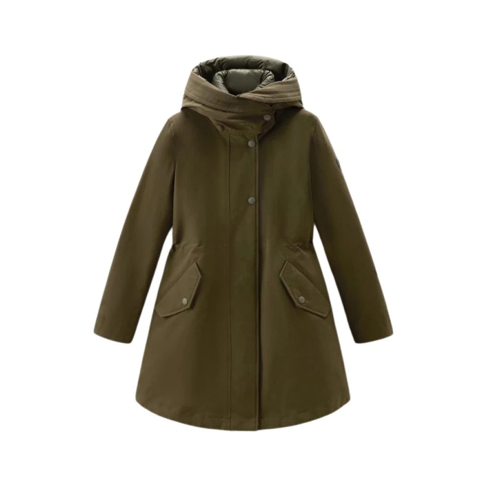 Woolrich - Coats > Parkas - Green - Woolrich - Modalova
