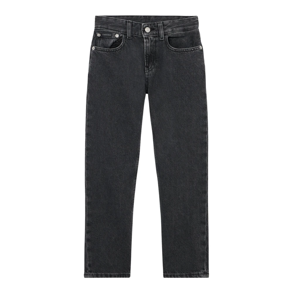 Calvin Klein Boys Black Jeans Slim Mid Rise - Jeans - 16 Y - Kids