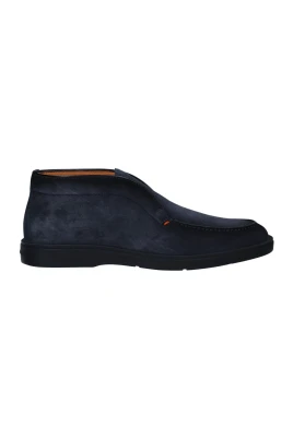 Blå Loafer Elegant Orange Detaljer