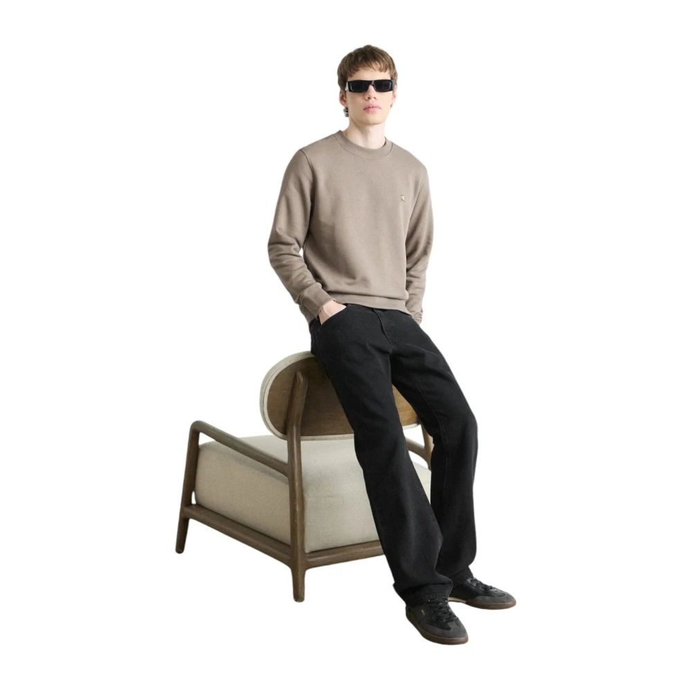 Calvin Klein Jeans Crewneck Sweatshirt Gray Heren