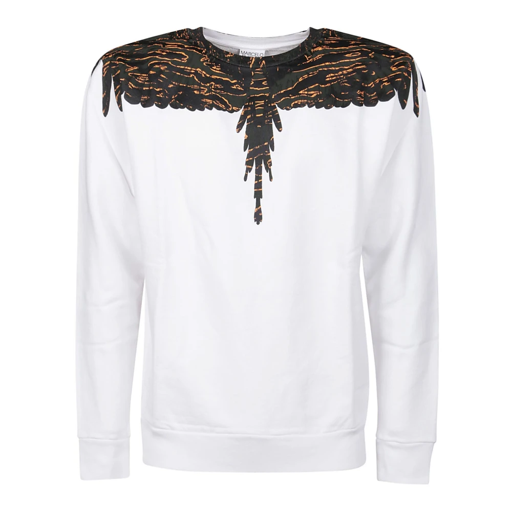 Marcelo Burlon Streetwear Stil Träningströja White, Herr