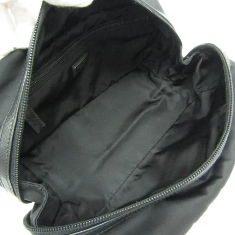 Prada Vintage Pre-owned Leather prada-bags Black Dames