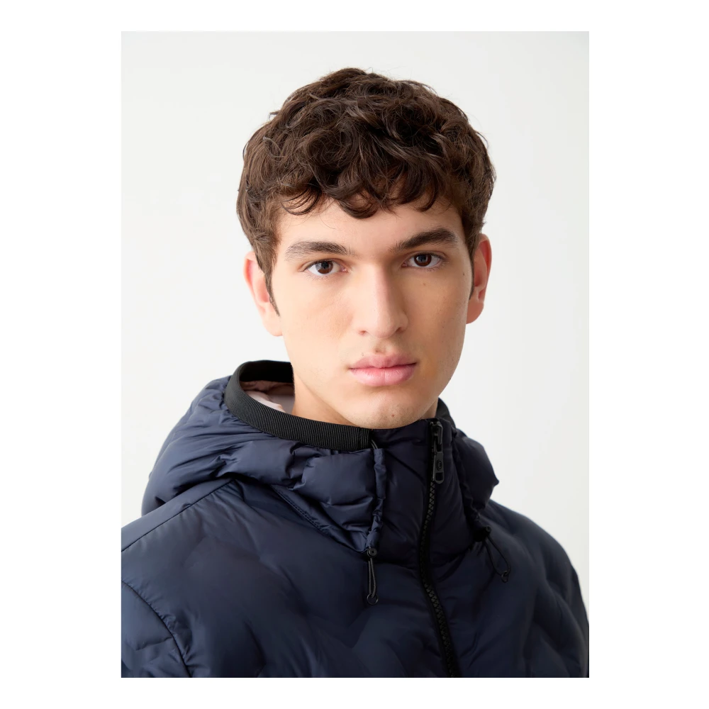 Colmar Blauwe Winterjas met Ritssluiting Blue Heren