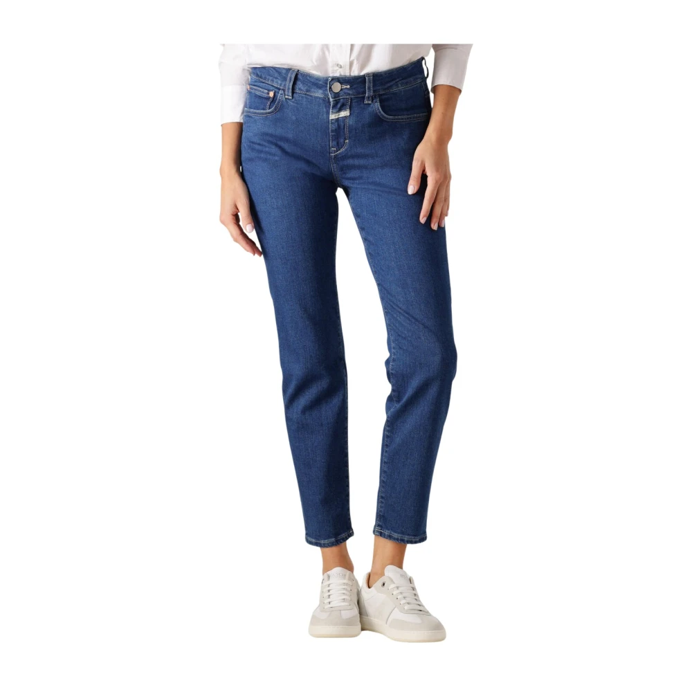 closed Blauwe Skinny Jeans voor Dames Blue Dames