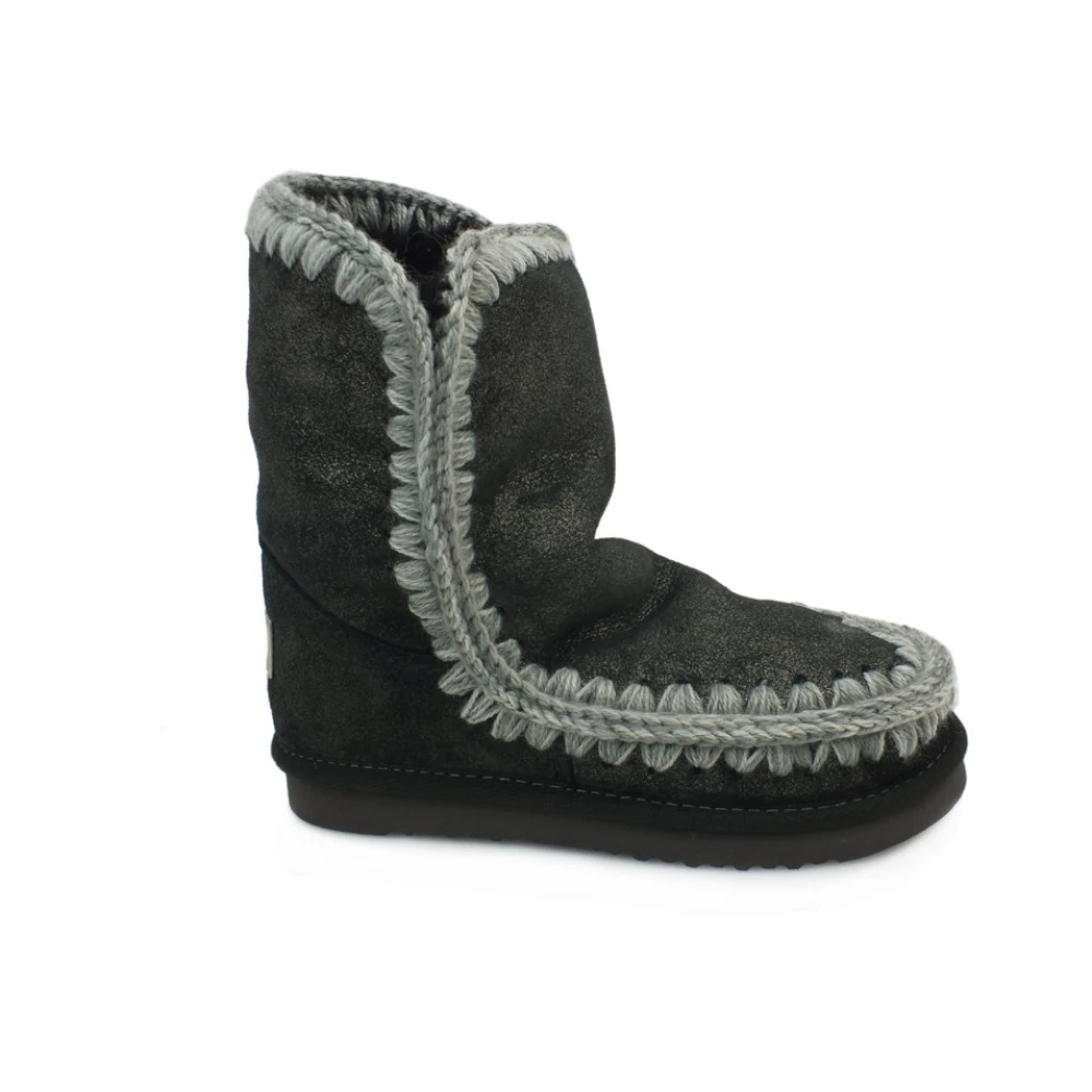 Mou Unisex Kids Black Kids Boots, 28 Eu, Eskimo Boot Kid