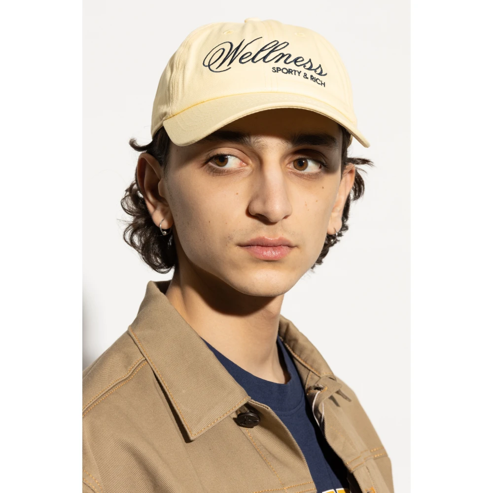 Sporty & Rich Baseball cap Yellow Unisex
