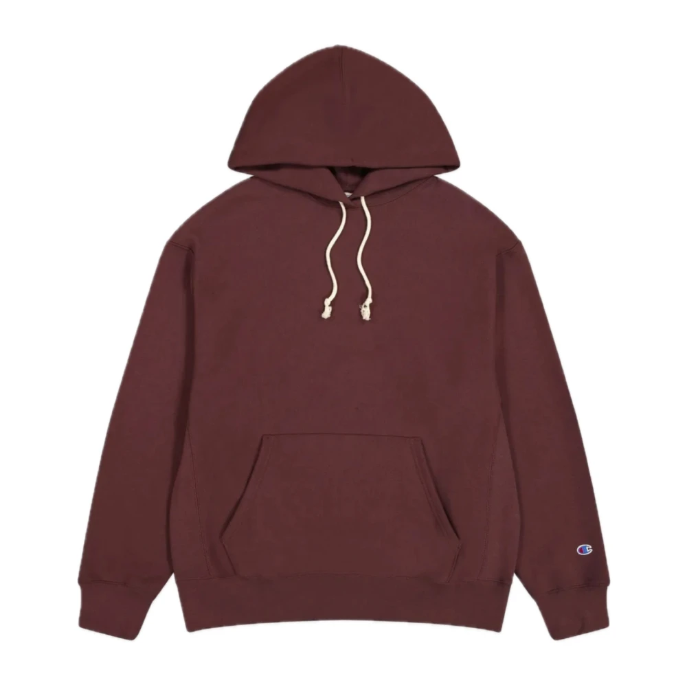 Champion Geborstelde Fleece Hoodie Collectie Red Heren