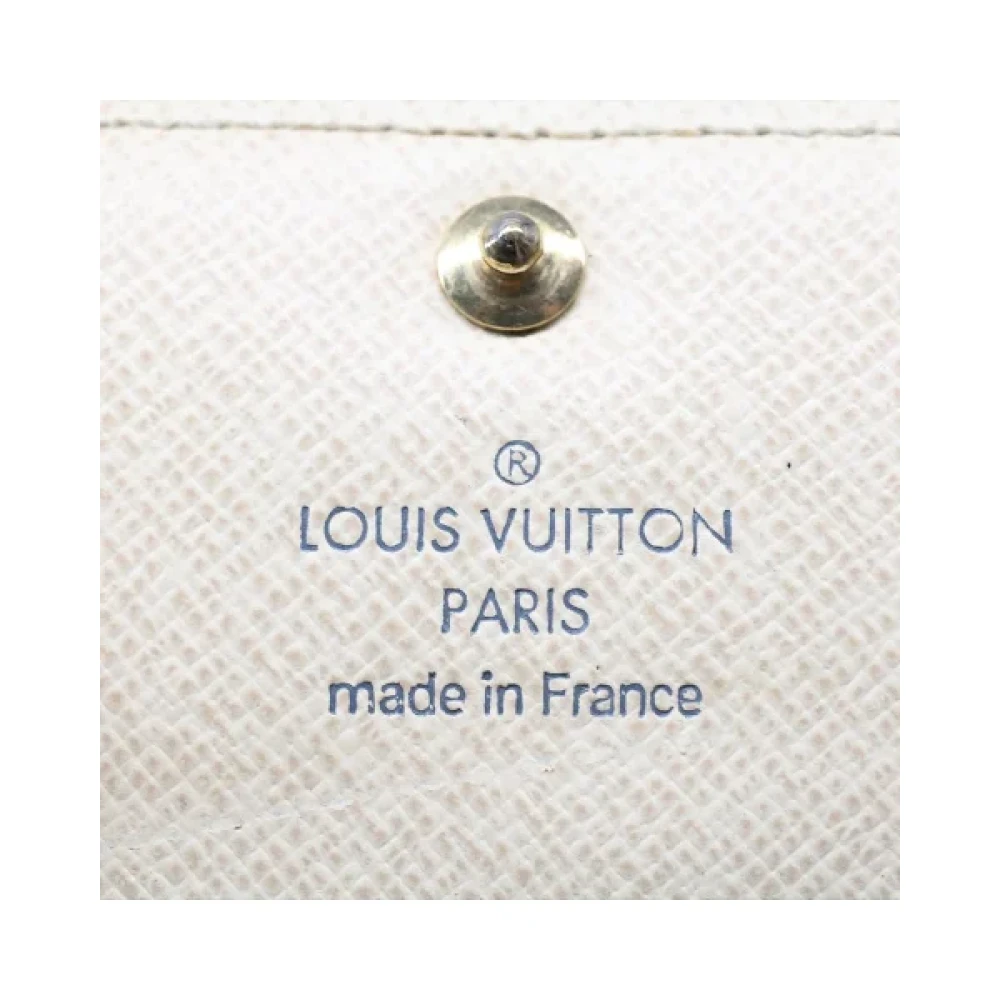 Louis Vuitton Vintage Pre-owned Coated canvas key-holders Beige Dames