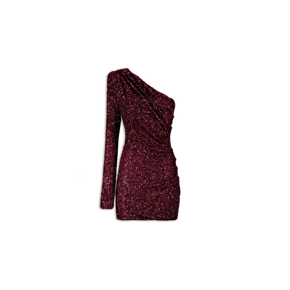Aniye By Paillet Een-Schouder Jurk Red Dames