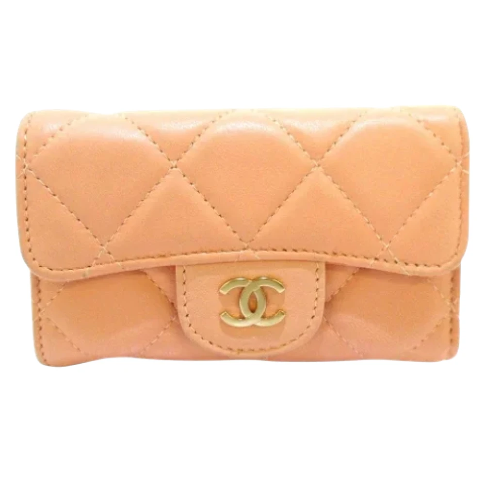 Chanel Vintage Pre-owned Leather key-holders Orange Dames