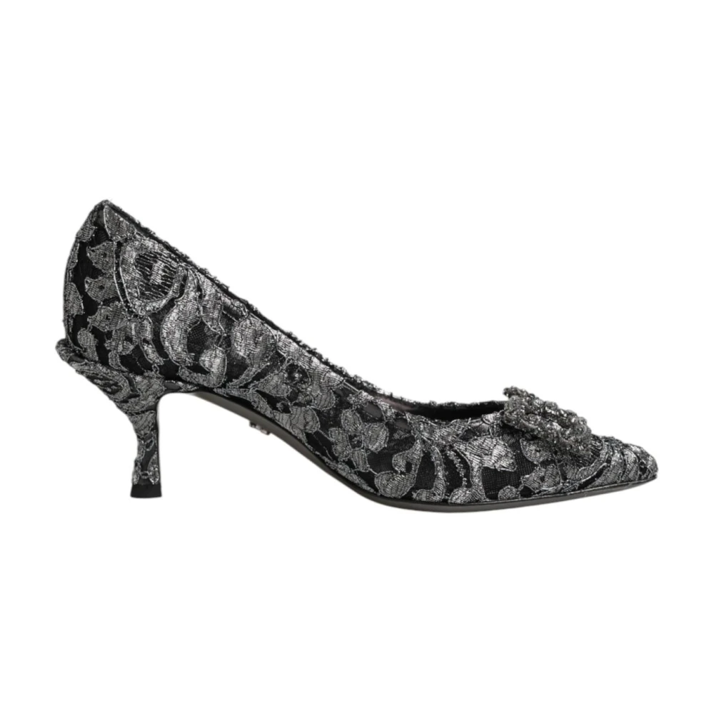 Dolce & Gabbana Women's Gray Amore Pumps