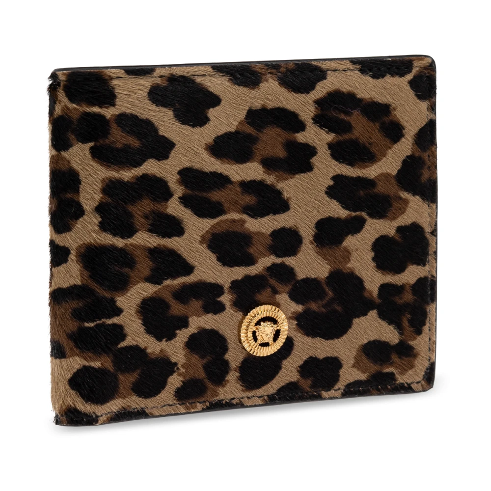 Versace Opvouwbare Portemonnee Brown Heren