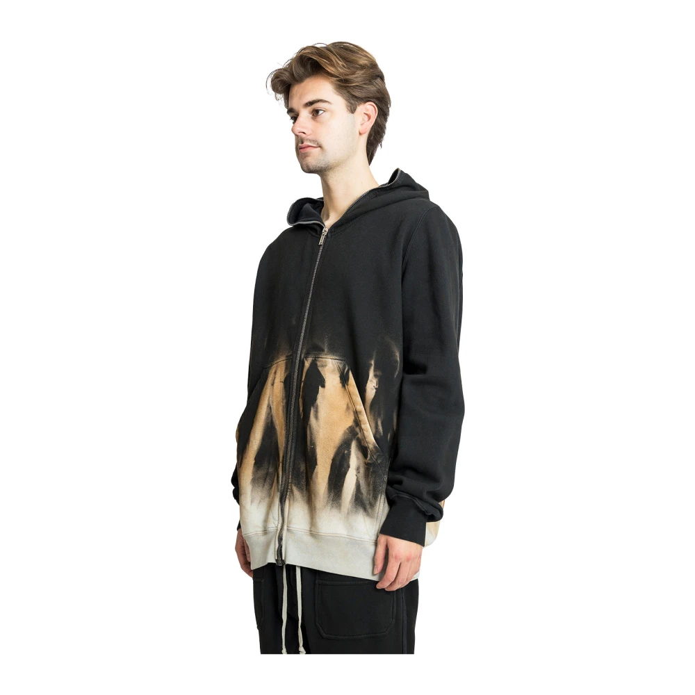 Rick Owens Oversized Gimp Hoodie Zwart Terra Black Heren