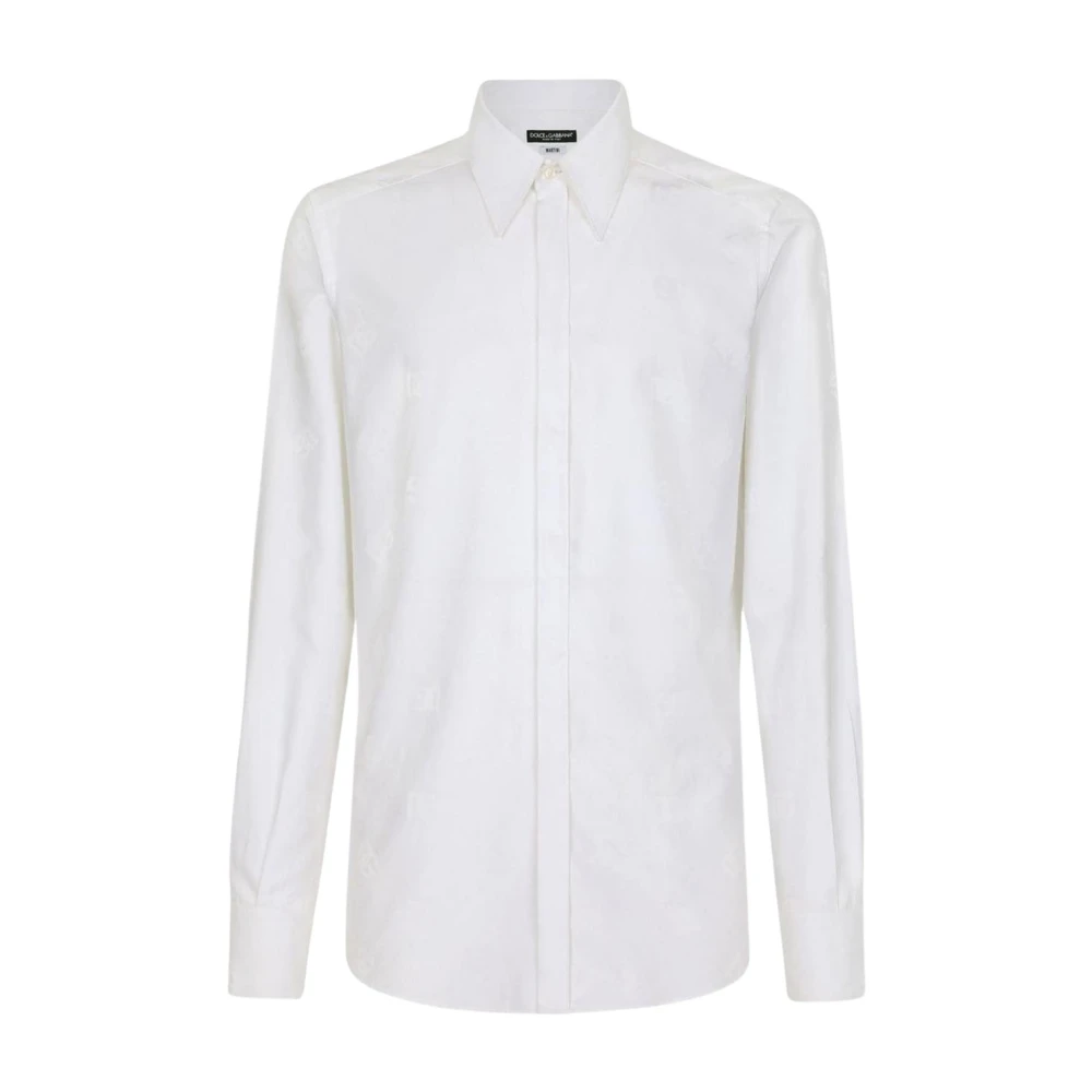 Dolce & Gabbana Men's White Classic Cotton Dress Shirt