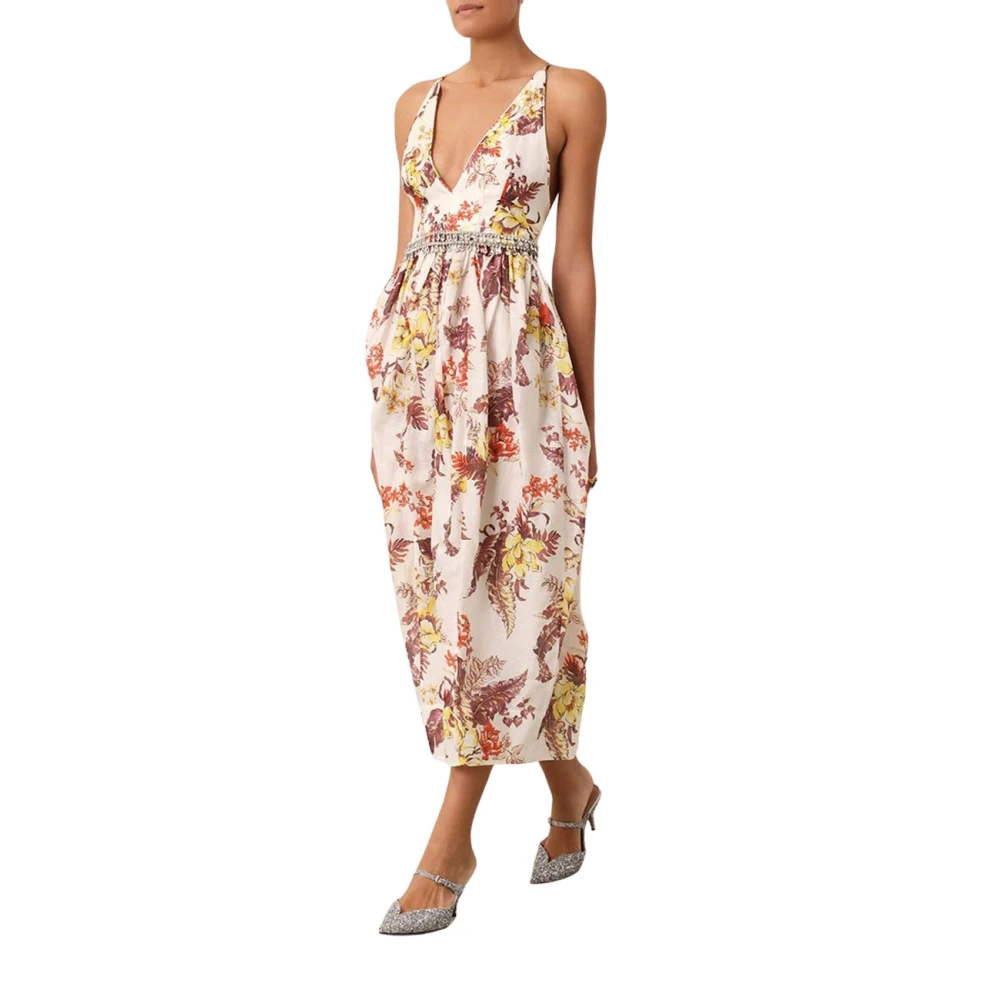 Zimmermann Tulpen Bloemenjurk Lage Rug Multicolor Dames