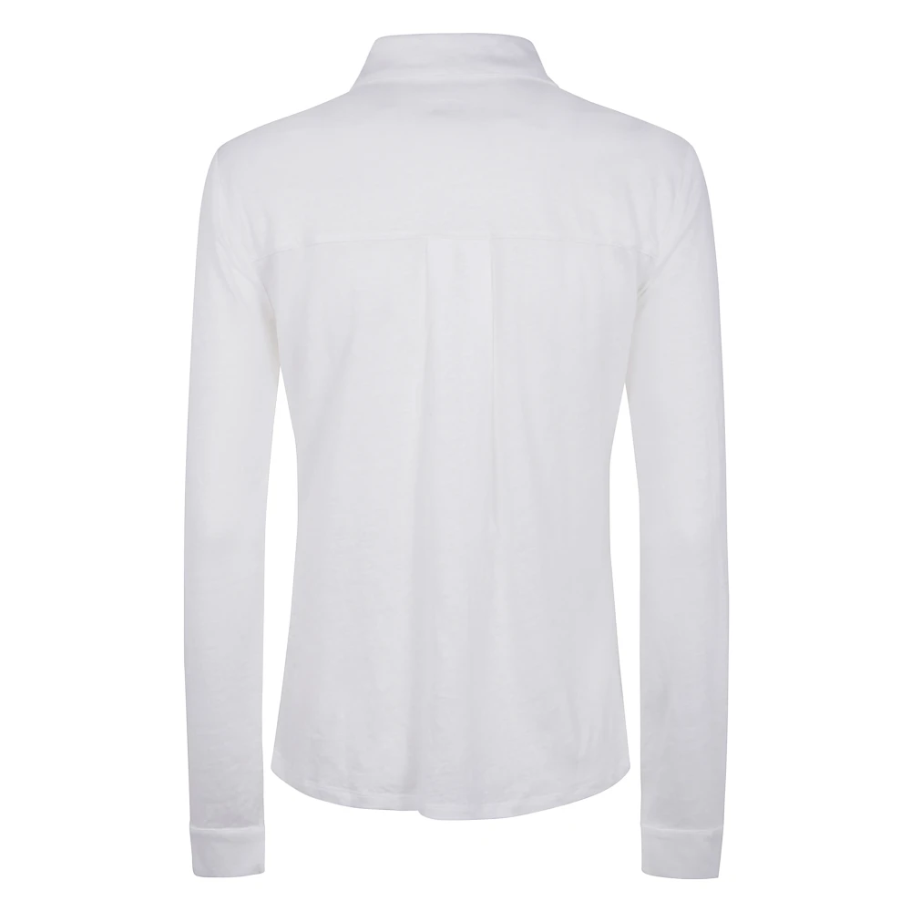majestic filatures Casual Katoenen Overhemd voor Mannen White Dames