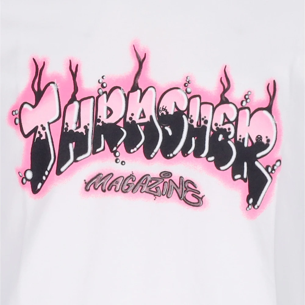 Thrasher Witte Heren Airbrush Tee T-Shirt White Heren