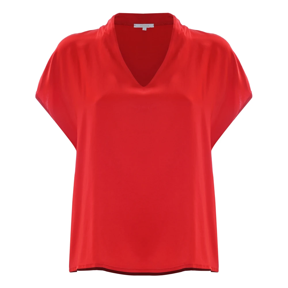 Kocca Stijlvolle Blouses voor Vrouwen Red Dames