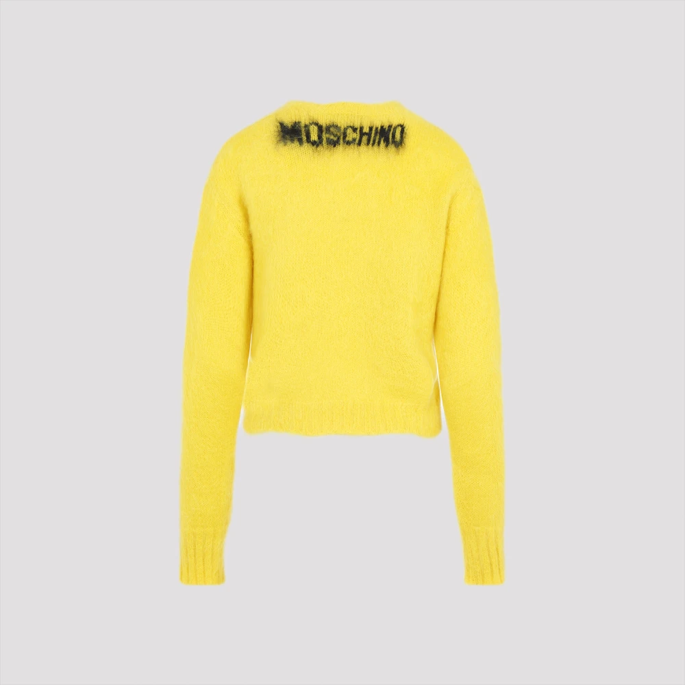 Moschino Gele & Oranje Sweater Aw24 Yellow Dames