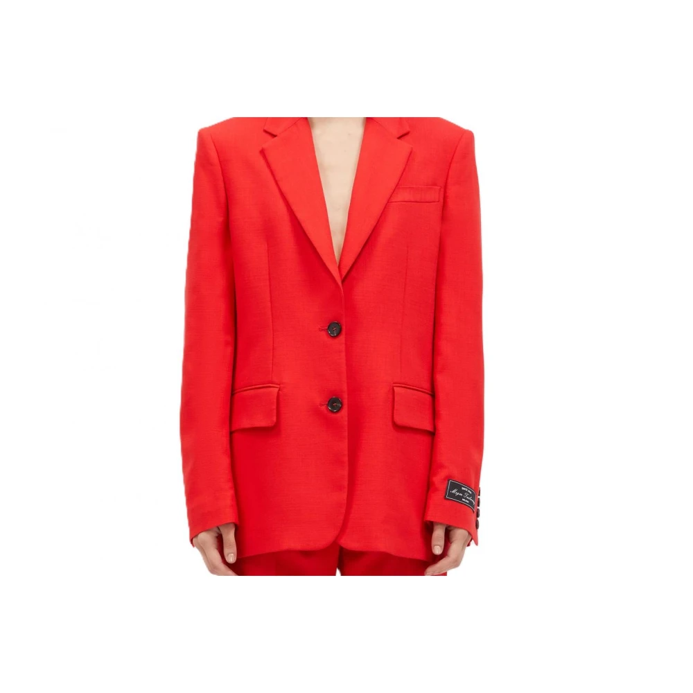 Msgm Stijlvolle Jassen en Blazers Red Dames