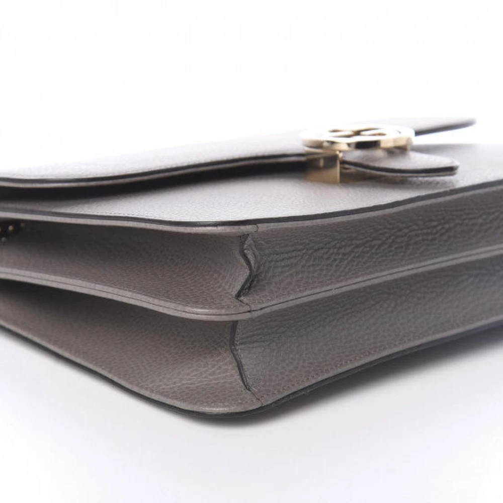 Gucci Interlocking GG Schoudertas Gray Dames