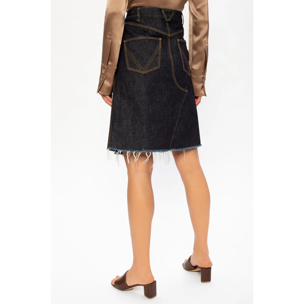 Bottega Veneta Denim rok Blue Dames