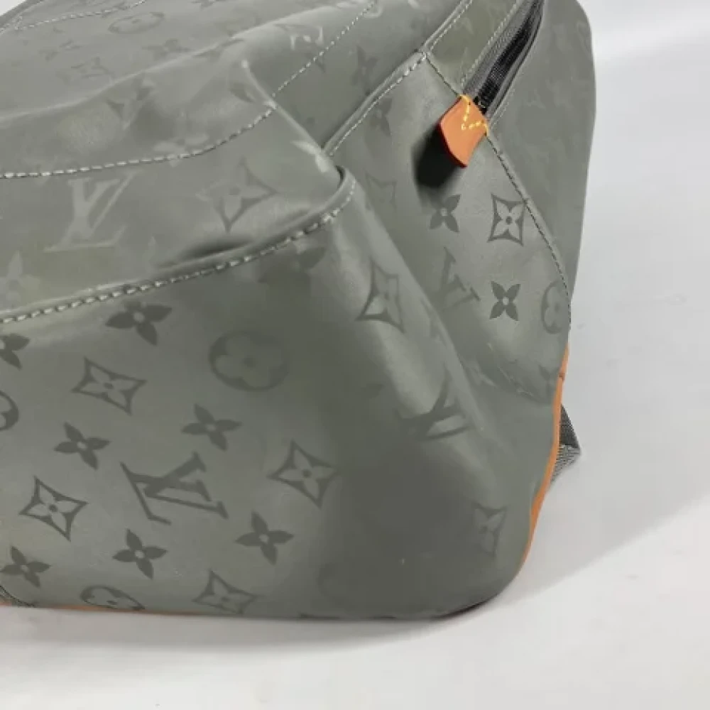 Louis Vuitton Vintage Pre-owned Cotton louis-vuitton-bags Green Dames
