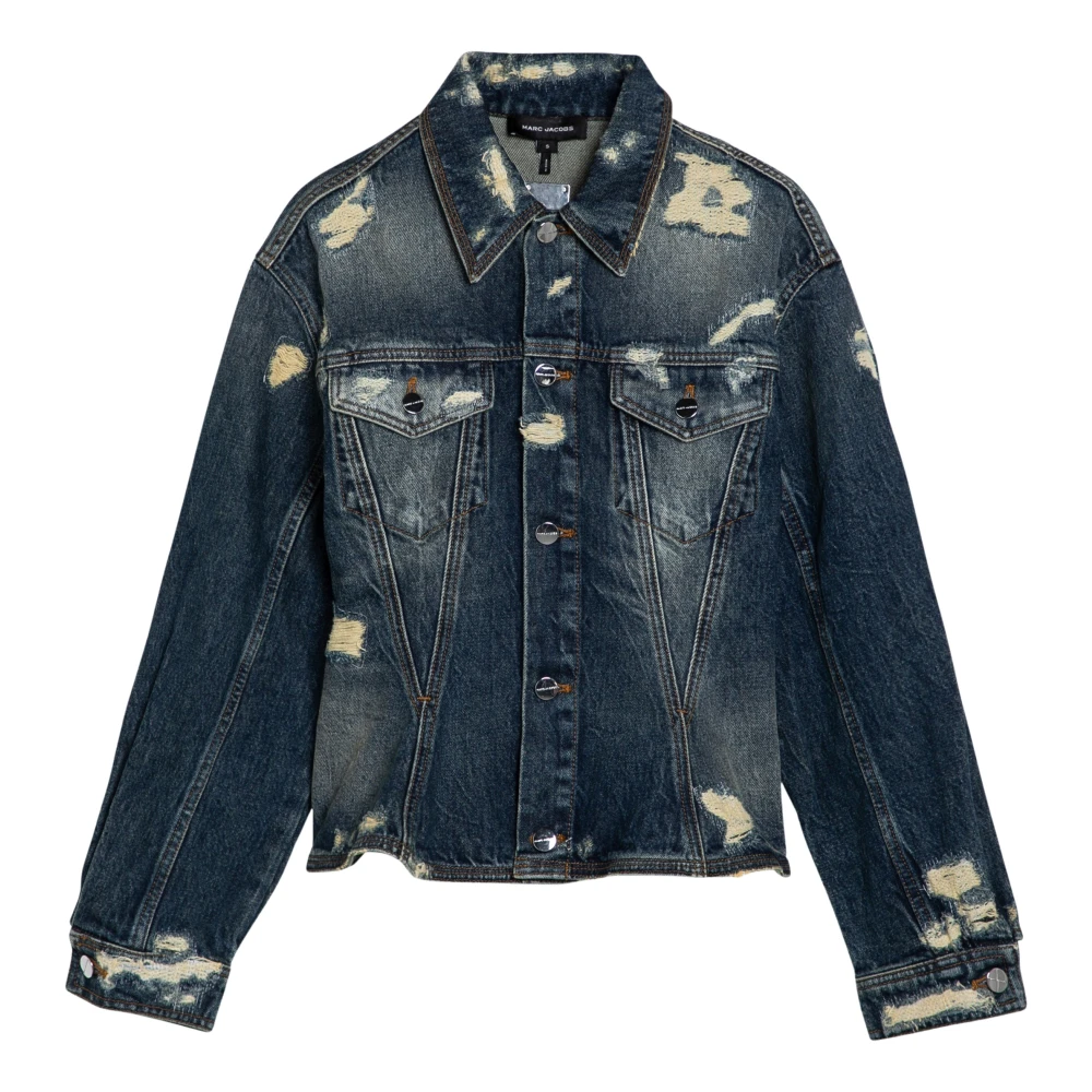 Marc Jacobs Denim Jack voor Stijlvolle Look Blue Dames