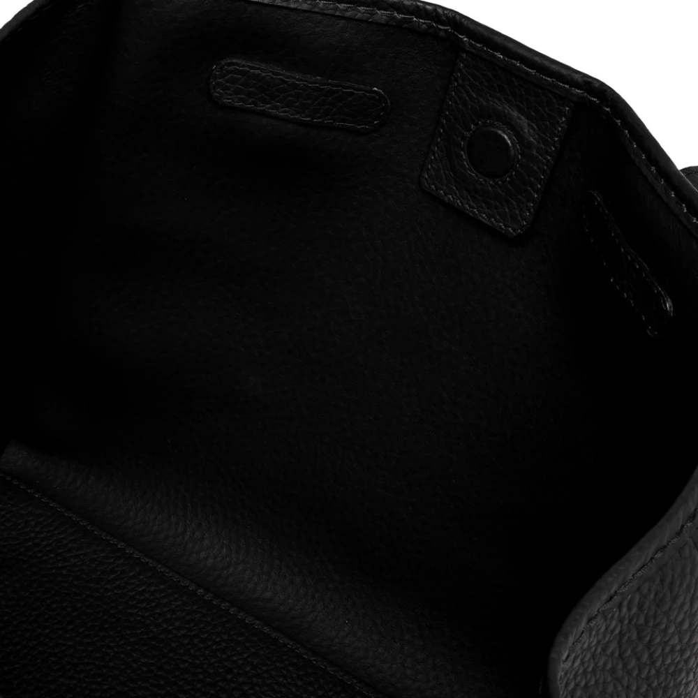 Gianni Chiarini Bubble Double Leren Handtas met Pochette Black Dames