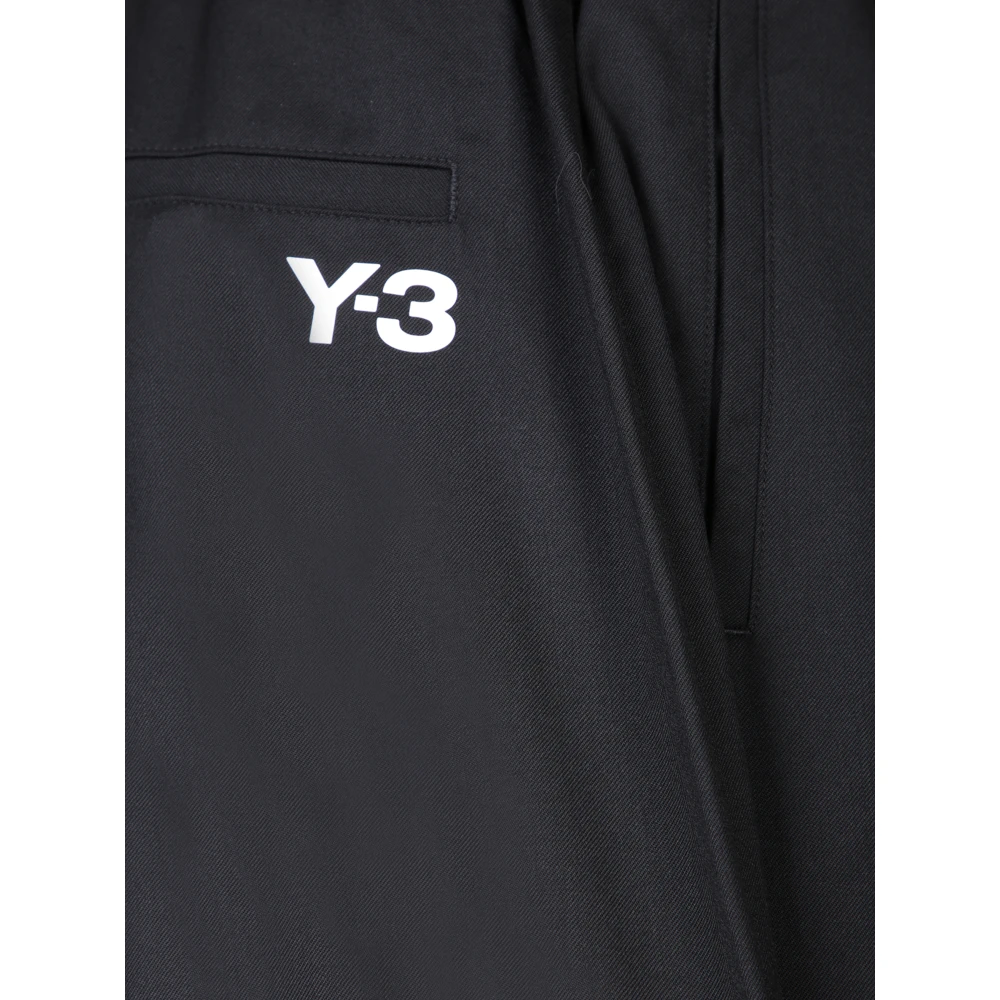 Adidas Zwarte Y-3 Broek voor Mannen Black Heren