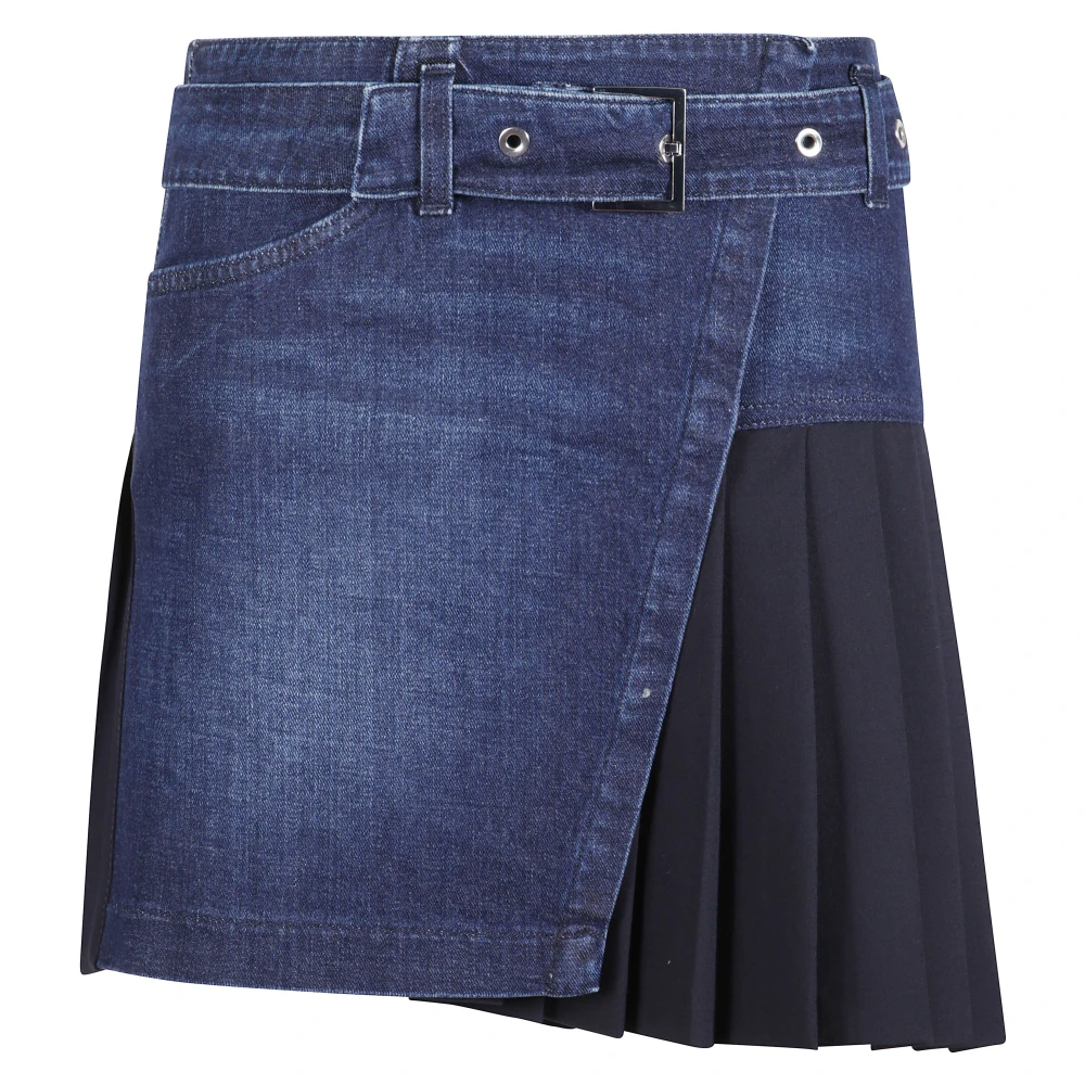 Dondup Women's Blue Denim Skirts, W30, Denim Skirt