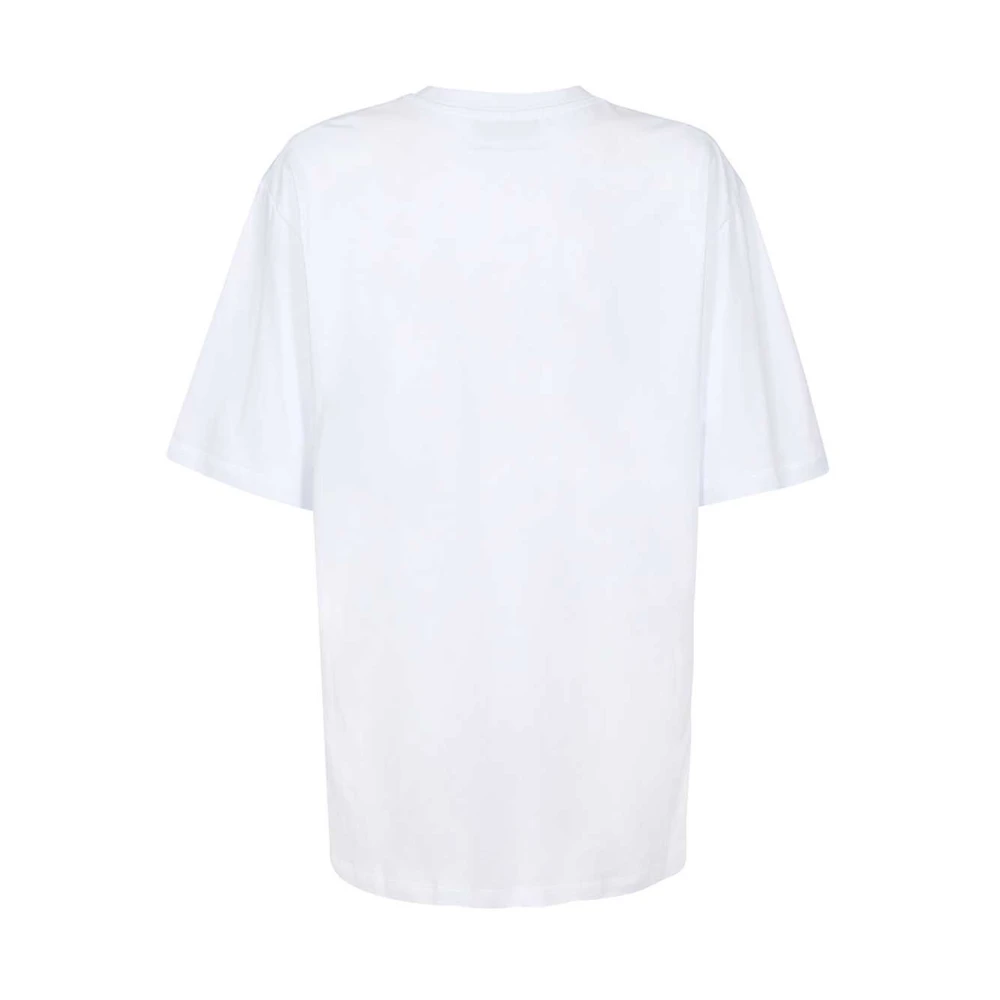Msgm Katoenen T-shirt met print White Dames