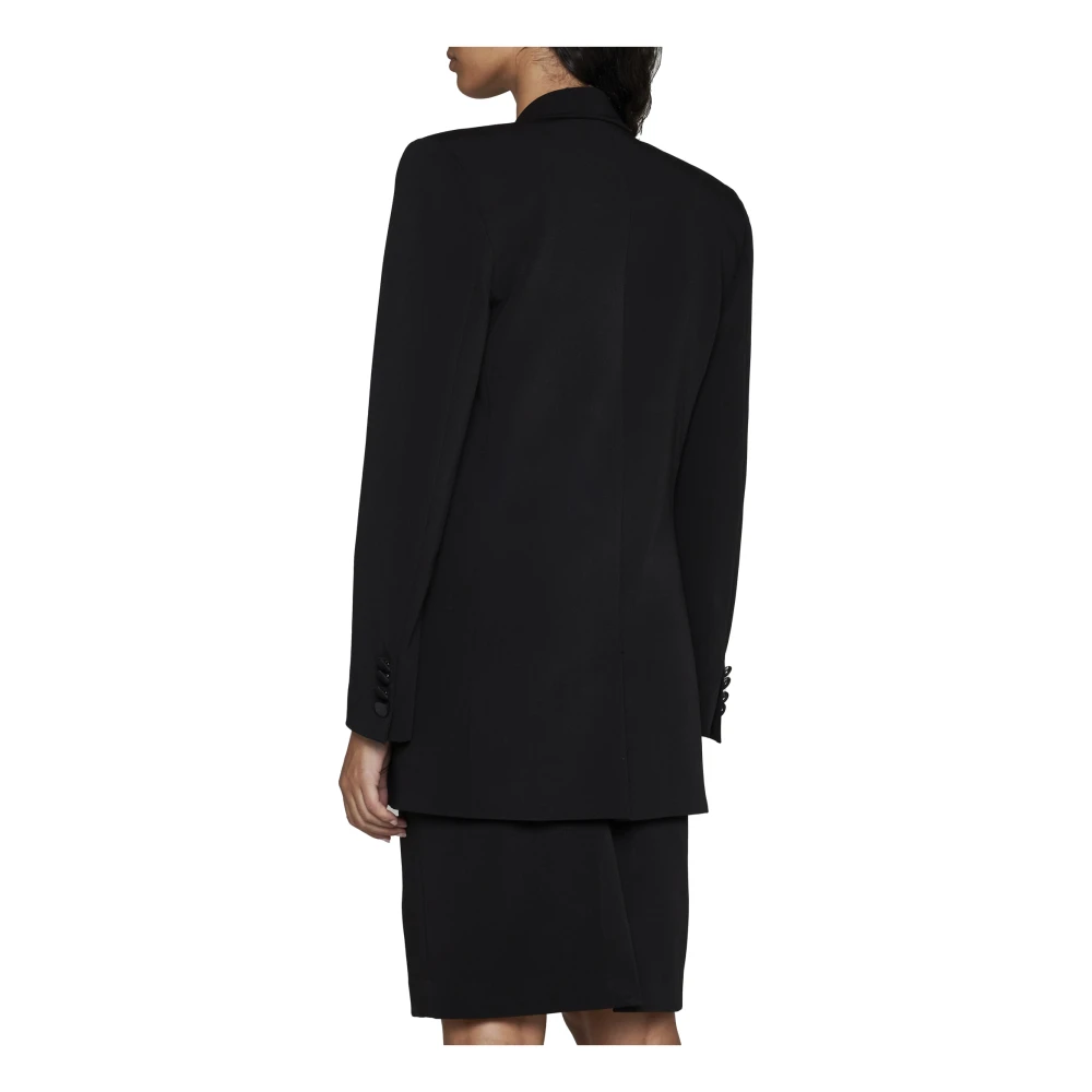 Blanca Vita Dubbelborstige Jassen Black Dames