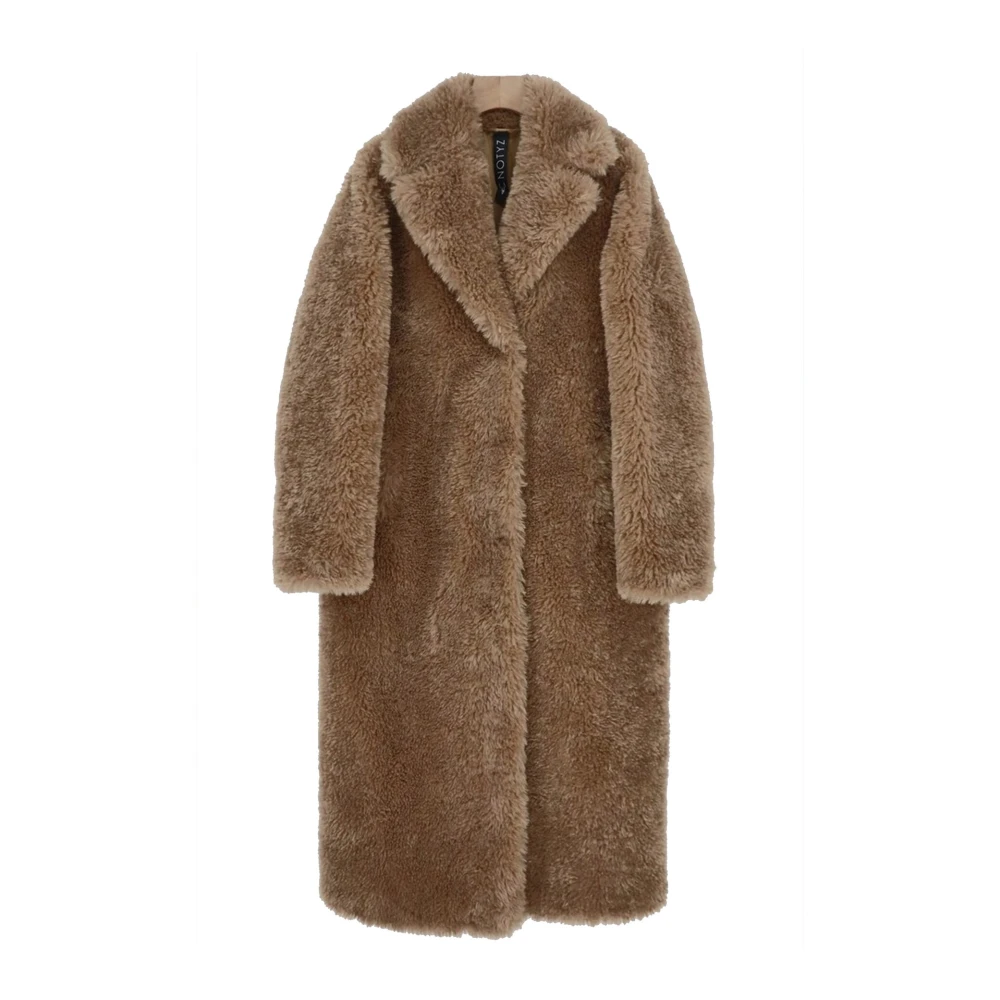 Notyz Femme Marron - Manteau En Fausse Fourrure Et Shearling - Vestes - Brun - Taille: 46 Fr