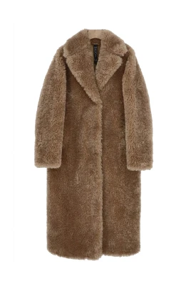 Faux Fur Shearling Coat
