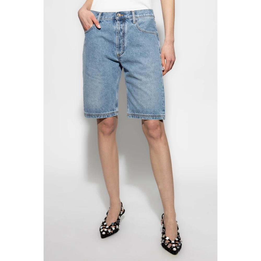 The Attico Denim shorts Blue Dames