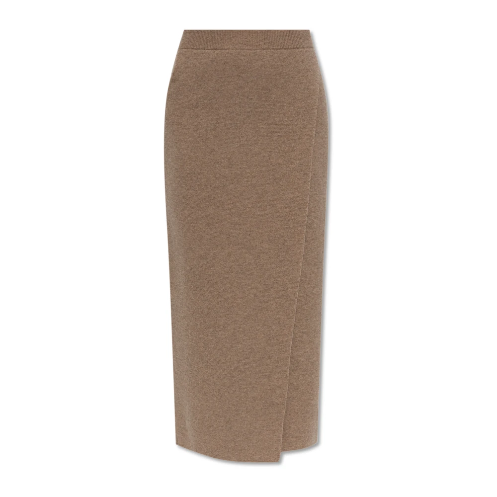 Max Mara Wollen Rok Umbria Brown Dames