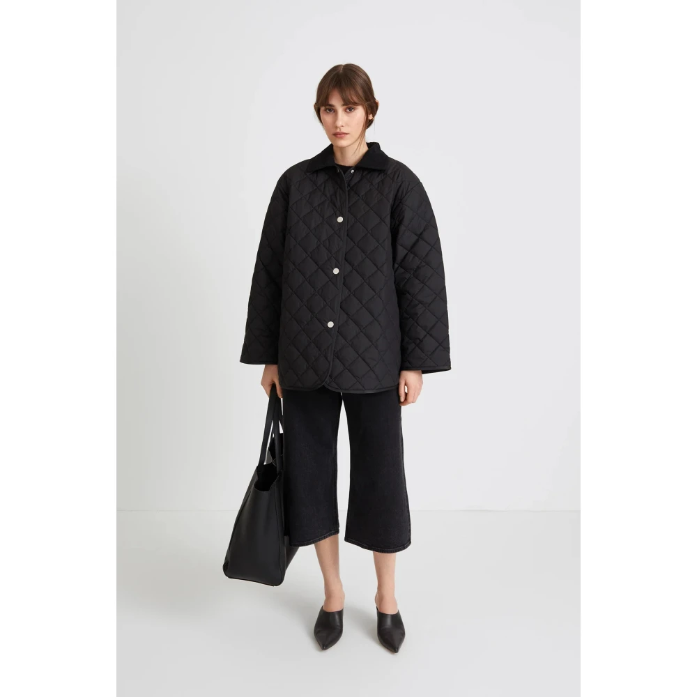 Stylein Gewatteerde Zwarte Jas Hanna Black Dames