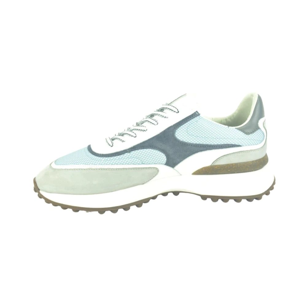 Floris van Bommel en Lichtblauwe Runner Sneakers Heren Schoenen Veelkleurig Multicolor