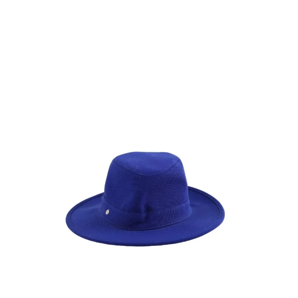 Hermès Vintage Pre-owned Wool hats Blue Dames