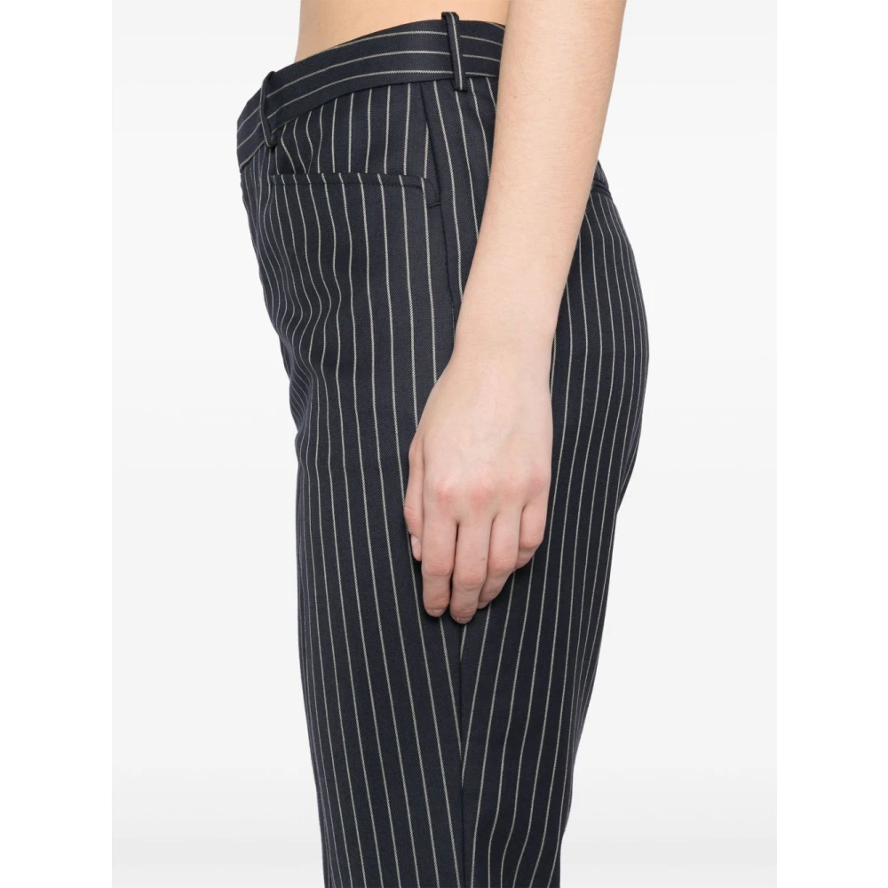 Tom Ford Blauwe broek met riemlussen Blue Dames