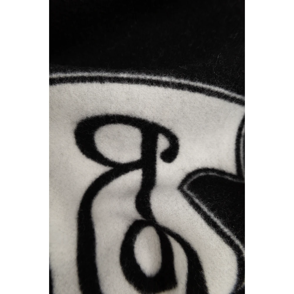Burberry Sjaal met logo Black Heren