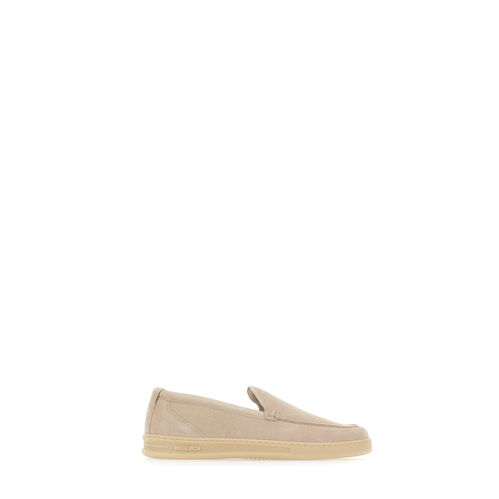 Woolrich , Loafers, Male, Beige, 7 Uk, Suede Loafers