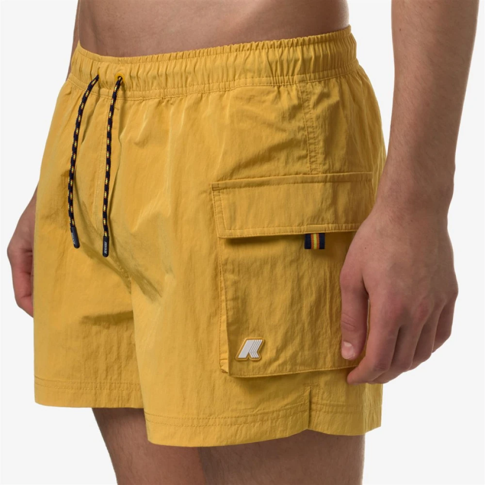 K-way Ripstop Mini Shorts Geel Heren Yellow Heren