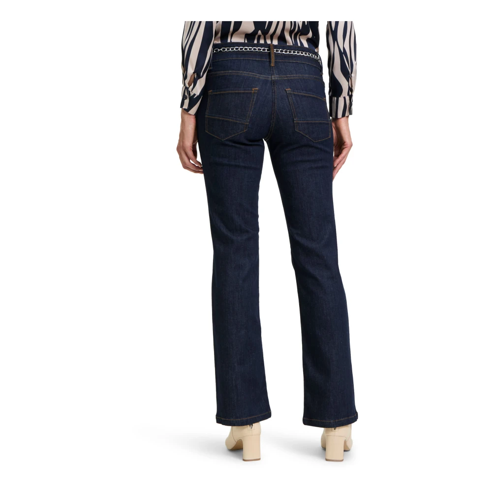 Betty Barclay Slim Fit Jeans met Riem Blue Dames