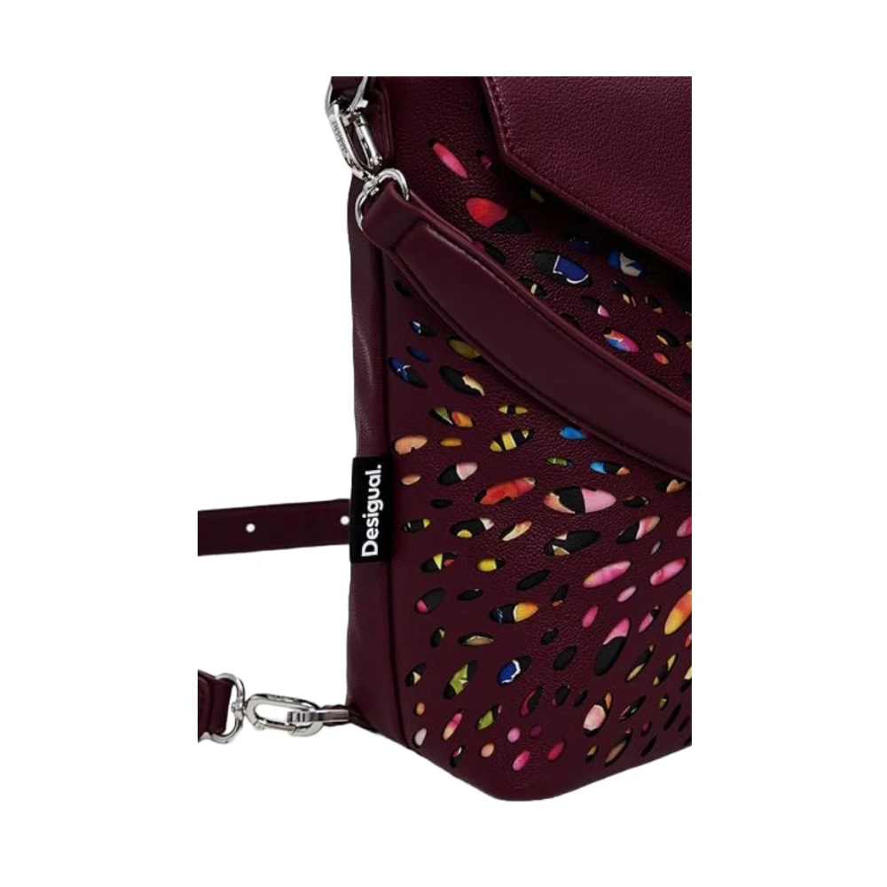 Desigual Stijlvolle Rugzak Red Dames