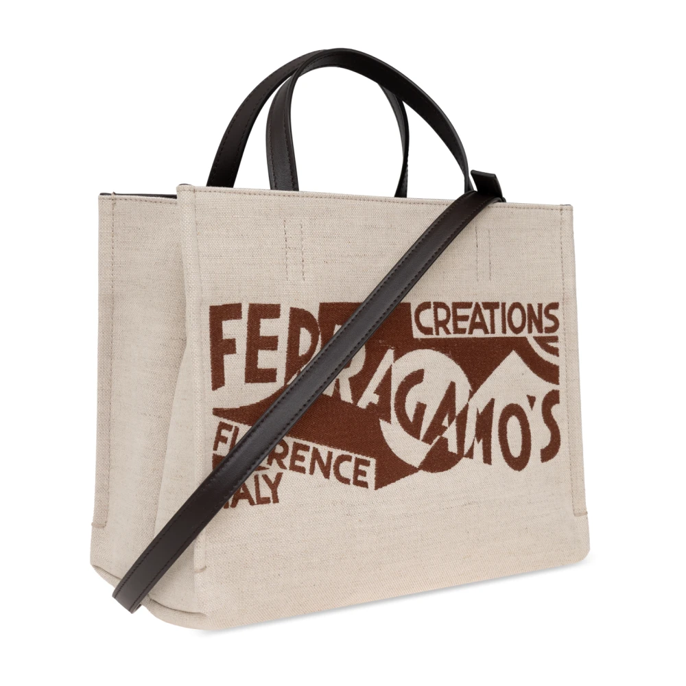 Salvatore Ferragamo Shopper type tas Beige Dames
