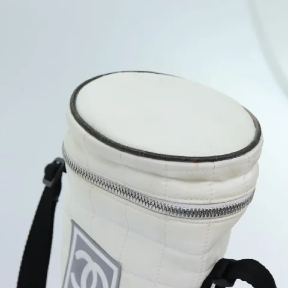 Chanel Vintage Pre-owned Nylon chanel-bags White Dames